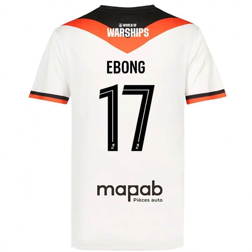 Danxen Damen Arthur Ebong #17 Weiß Auswärtstrikot Trikot 2024/25 T-Shirt