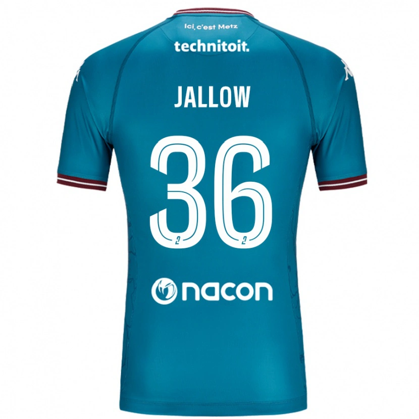 Danxen Damen Ablie Jallow #36 Blau Petrol Auswärtstrikot Trikot 2024/25 T-Shirt