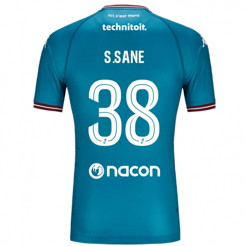 Danxen Damen Sadibou Sané #38 Blau Petrol Auswärtstrikot Trikot 2024/25 T-Shirt