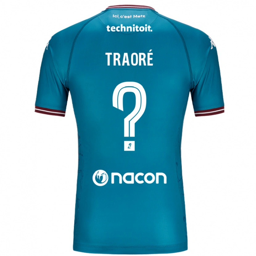 Danxen Damen Badra Traoré #0 Blau Petrol Auswärtstrikot Trikot 2024/25 T-Shirt