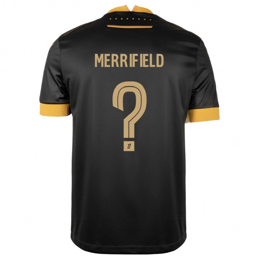 Danxen Damen Loan Merrifield #0 Schwarz Braun Auswärtstrikot Trikot 2024/25 T-Shirt