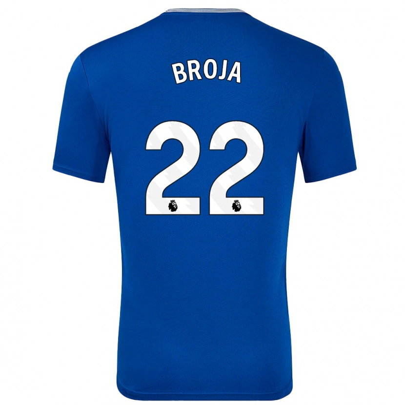 Danxen Kinder Armando Broja #22 Blau Mit Heimtrikot Trikot 2024/25 T-Shirt