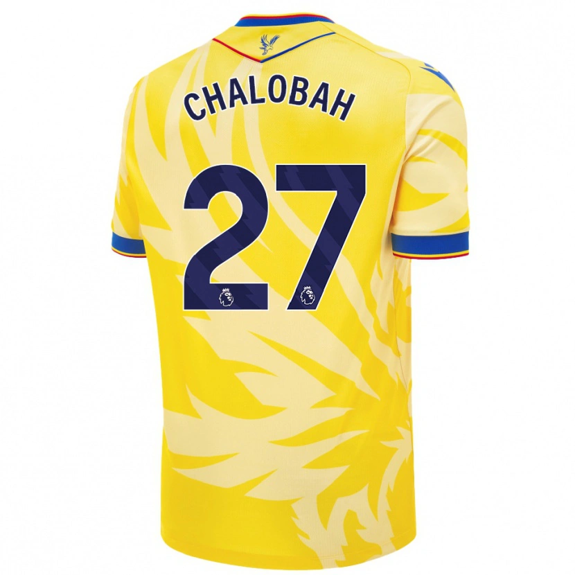 Danxen Kinder Trevoh Chalobah #27 Gelb Auswärtstrikot Trikot 2024/25 T-Shirt
