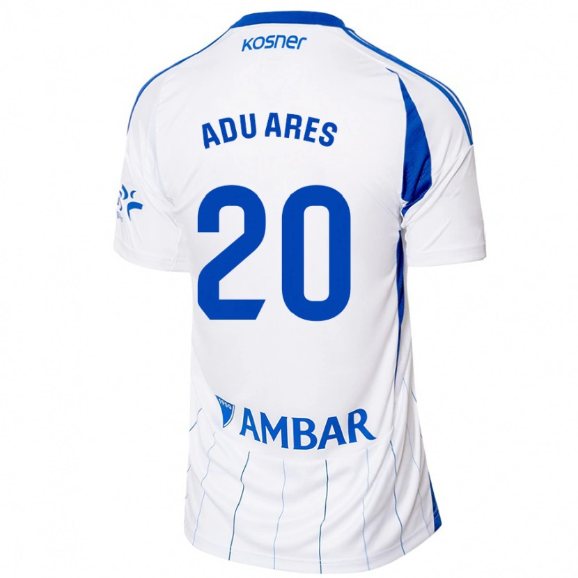 Danxen Kinder Adu Ares #20 Rot Weiß Heimtrikot Trikot 2024/25 T-Shirt