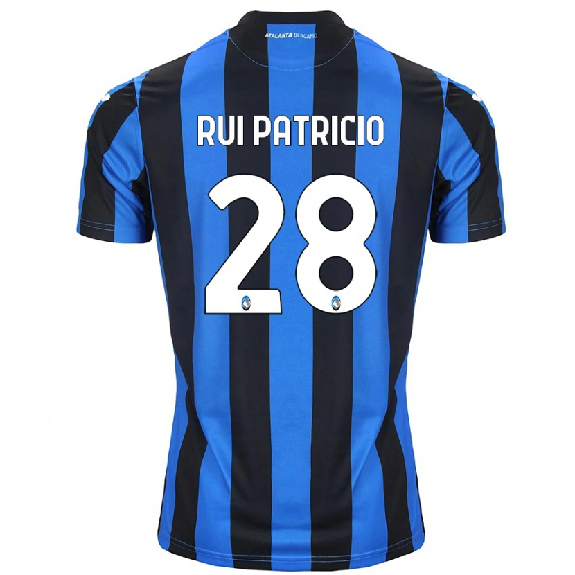 Danxen Kinder Rui Patrício #28 Blau Schwarz Heimtrikot Trikot 2024/25 T-Shirt