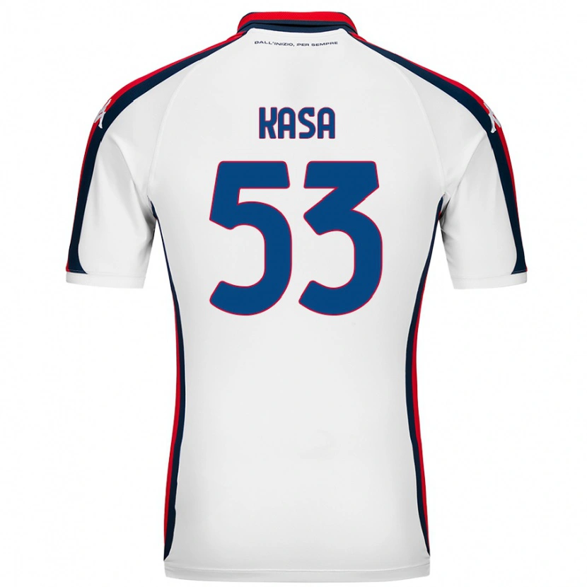Danxen Kinder Lior Kasa #53 Weiß Auswärtstrikot Trikot 2024/25 T-Shirt