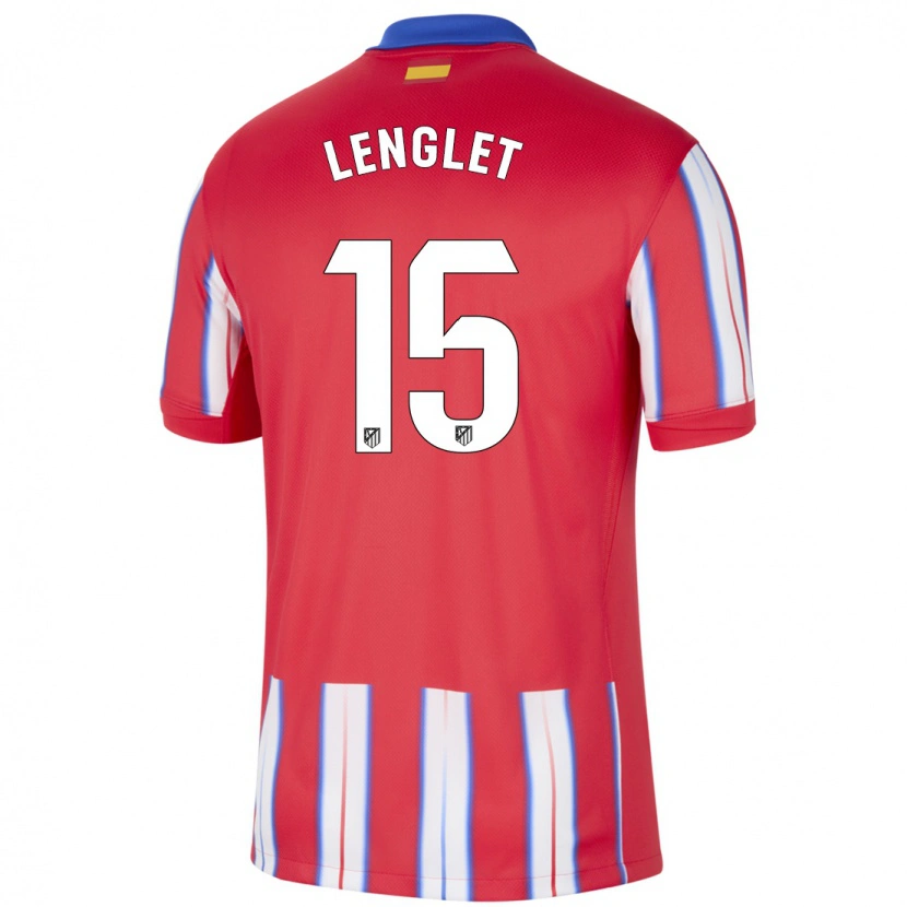 Danxen Herren Clément Lenglet #15 Rot Weiß Blau Heimtrikot Trikot 2024/25 T-Shirt