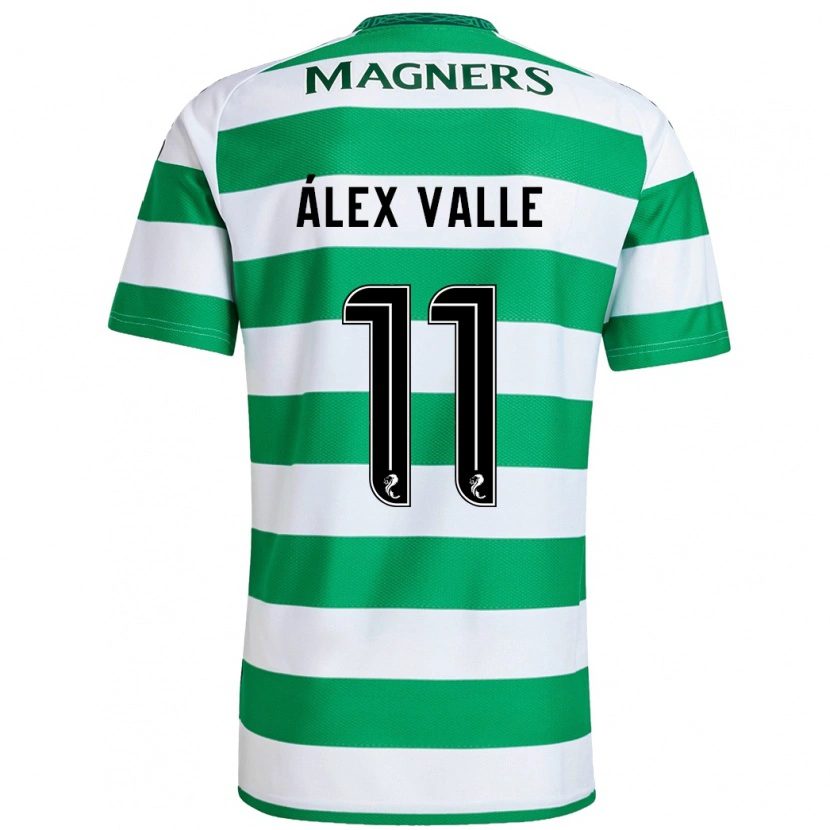 Danxen Herren Álex Valle #11 Grün Weiß Heimtrikot Trikot 2024/25 T-Shirt