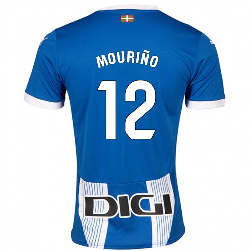 Danxen Herren Santiago Mouriño #12 Blau Heimtrikot Trikot 2024/25 T-Shirt
