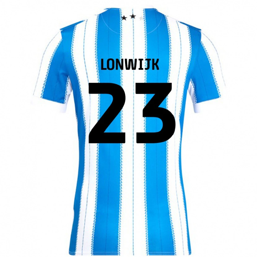 Danxen Herren Nigel Lonwijk #23 Blau Weiß Heimtrikot Trikot 2024/25 T-Shirt