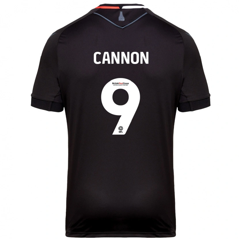 Danxen Herren Tom Cannon #9 Schwarz Auswärtstrikot Trikot 2024/25 T-Shirt