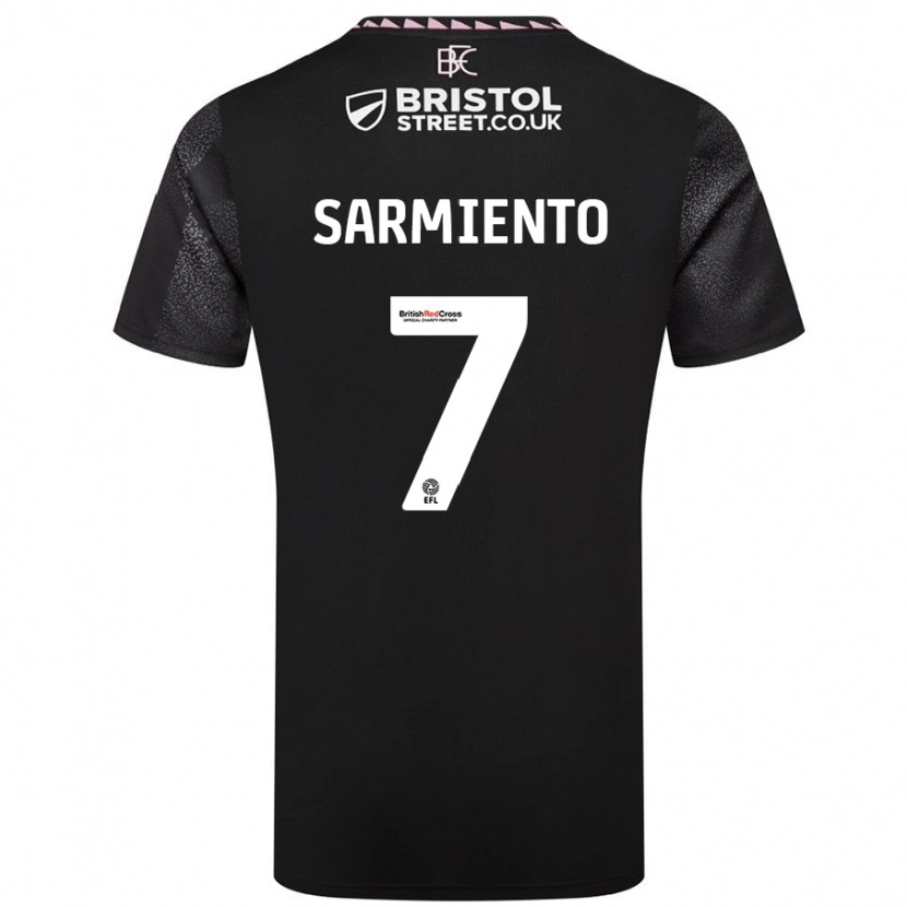 Danxen Herren Jeremy Sarmiento #7 Schwarz Auswärtstrikot Trikot 2024/25 T-Shirt