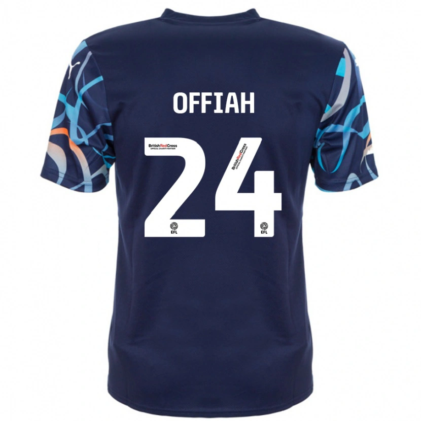 Danxen Herren Odel Offiah #24 Marineblau Auswärtstrikot Trikot 2024/25 T-Shirt