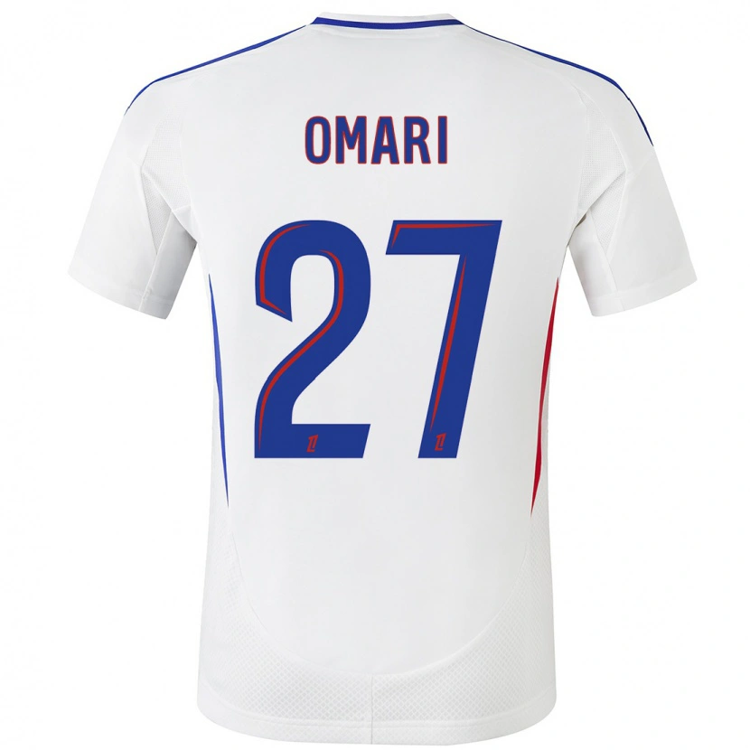 Danxen Herren Warmed Omari #27 Weiß Blau Heimtrikot Trikot 2024/25 T-Shirt