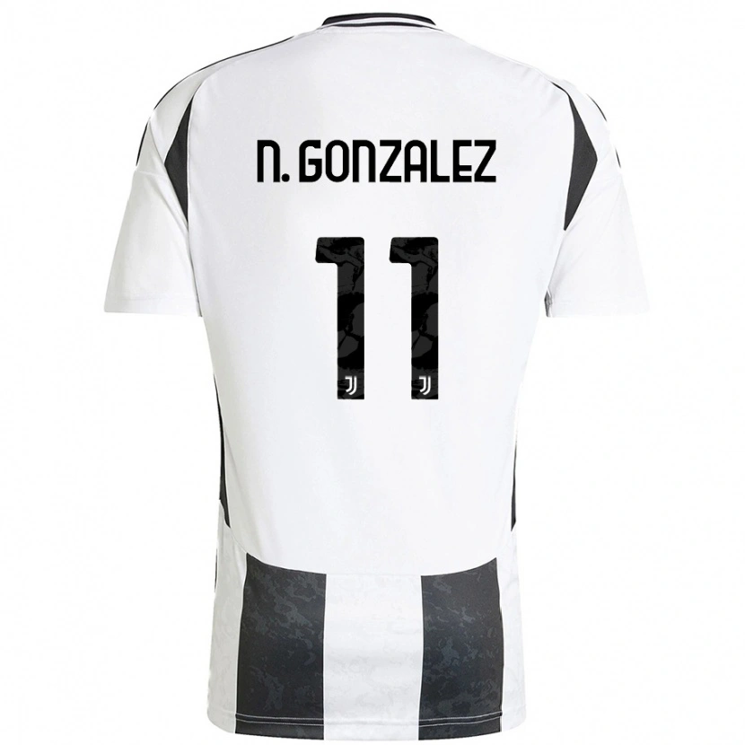 Danxen Herren Nico González #11 Weiß Schwarz Heimtrikot Trikot 2024/25 T-Shirt