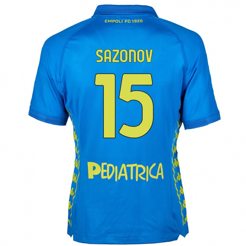Danxen Herren Saba Sazonov #15 Blau Heimtrikot Trikot 2024/25 T-Shirt