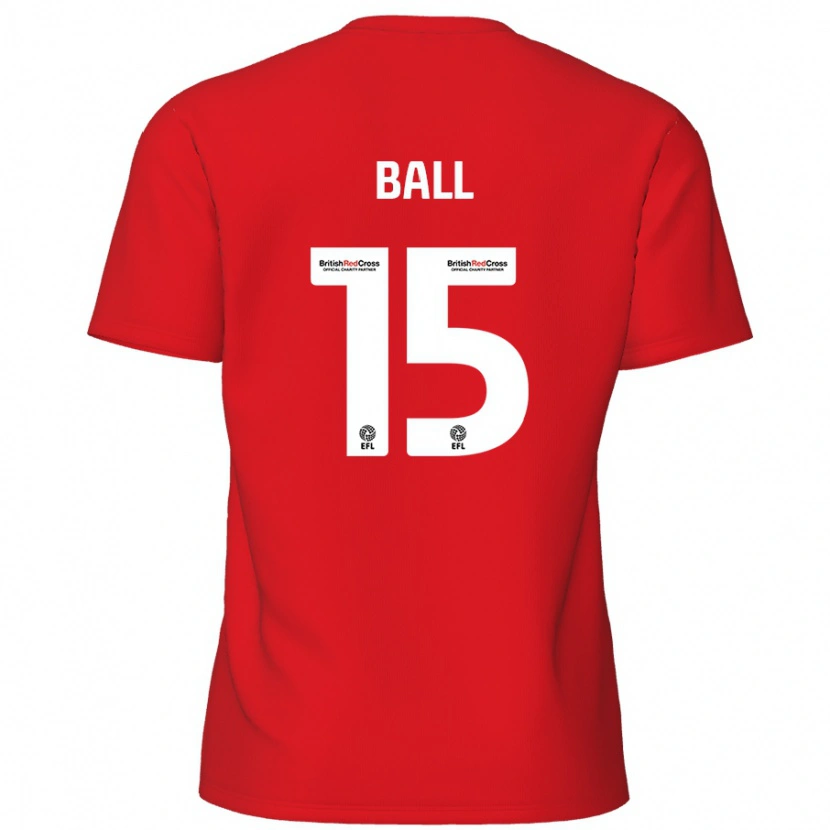 Danxen Herren Dominic Ball #15 Rot Heimtrikot Trikot 2024/25 T-Shirt