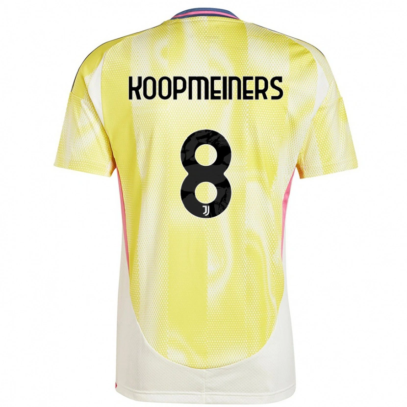Danxen Herren Teun Koopmeiners #8 Solargelb Auswärtstrikot Trikot 2024/25 T-Shirt