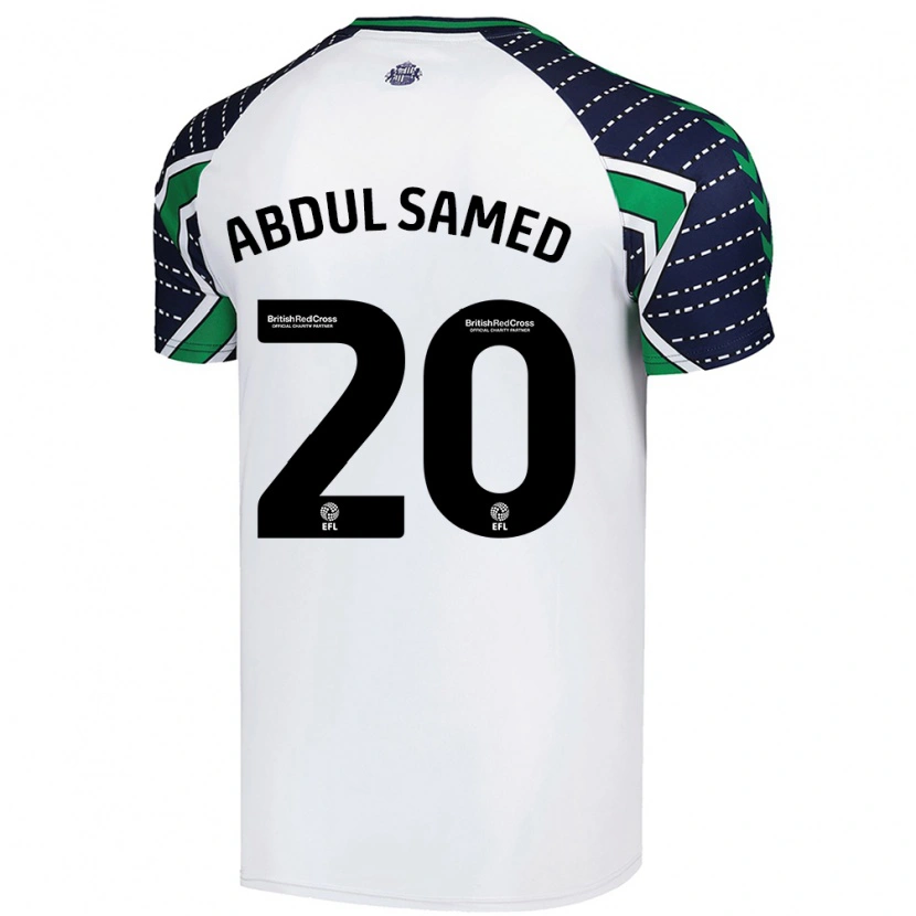 Danxen Herren Salis Abdul Samed #20 Weiß Auswärtstrikot Trikot 2024/25 T-Shirt