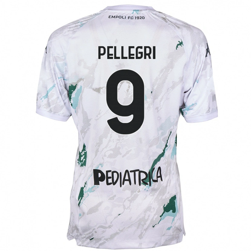 Danxen Herren Pietro Pellegri #9 Grau Auswärtstrikot Trikot 2024/25 T-Shirt