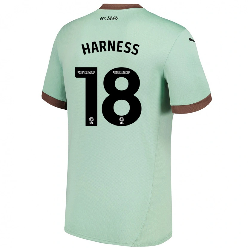 Danxen Herren Marcus Harness #18 Blassgrün Auswärtstrikot Trikot 2024/25 T-Shirt