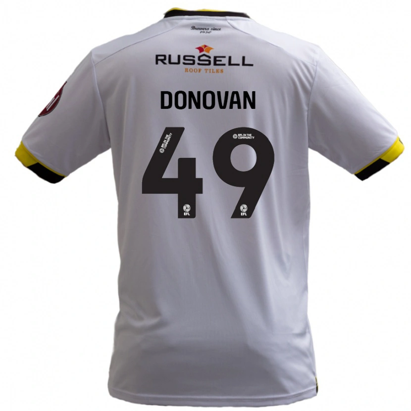 Danxen Herren Romelle Donovan #49 Weiß Auswärtstrikot Trikot 2024/25 T-Shirt