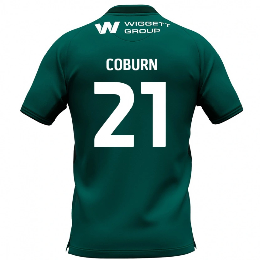 Danxen Herren Josh Coburn #21 Grün Auswärtstrikot Trikot 2024/25 T-Shirt