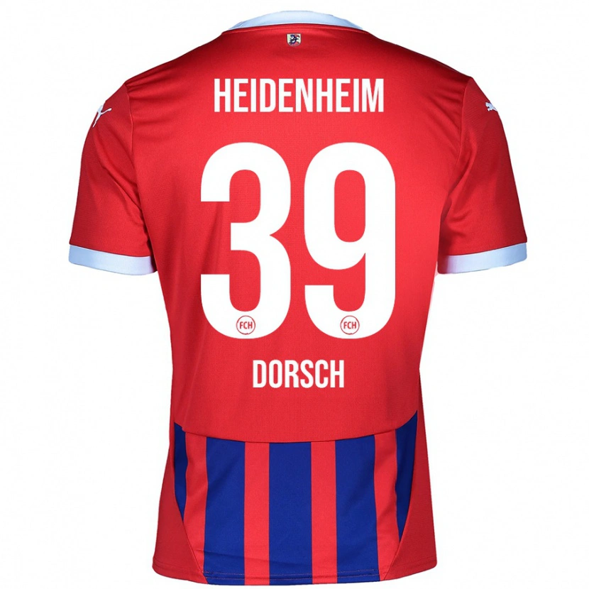 Danxen Herren Niklas Dorsch #39 Dunkel Marineblau Auswärtstrikot Trikot 2024/25 T-Shirt