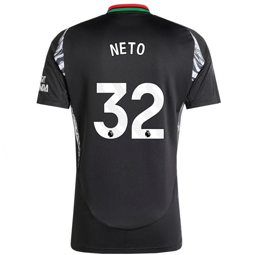 Danxen Herren Neto #32 Schwarz Auswärtstrikot Trikot 2024/25 T-Shirt