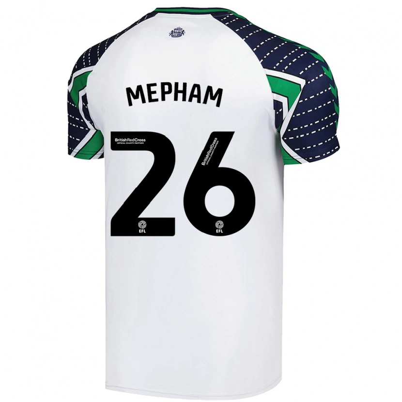 Danxen Herren Chris Mepham #26 Weiß Auswärtstrikot Trikot 2024/25 T-Shirt