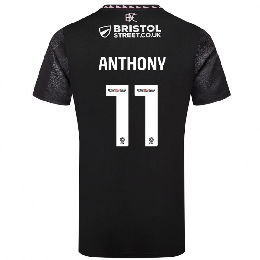 Danxen Herren Jaidon Anthony #11 Schwarz Auswärtstrikot Trikot 2024/25 T-Shirt