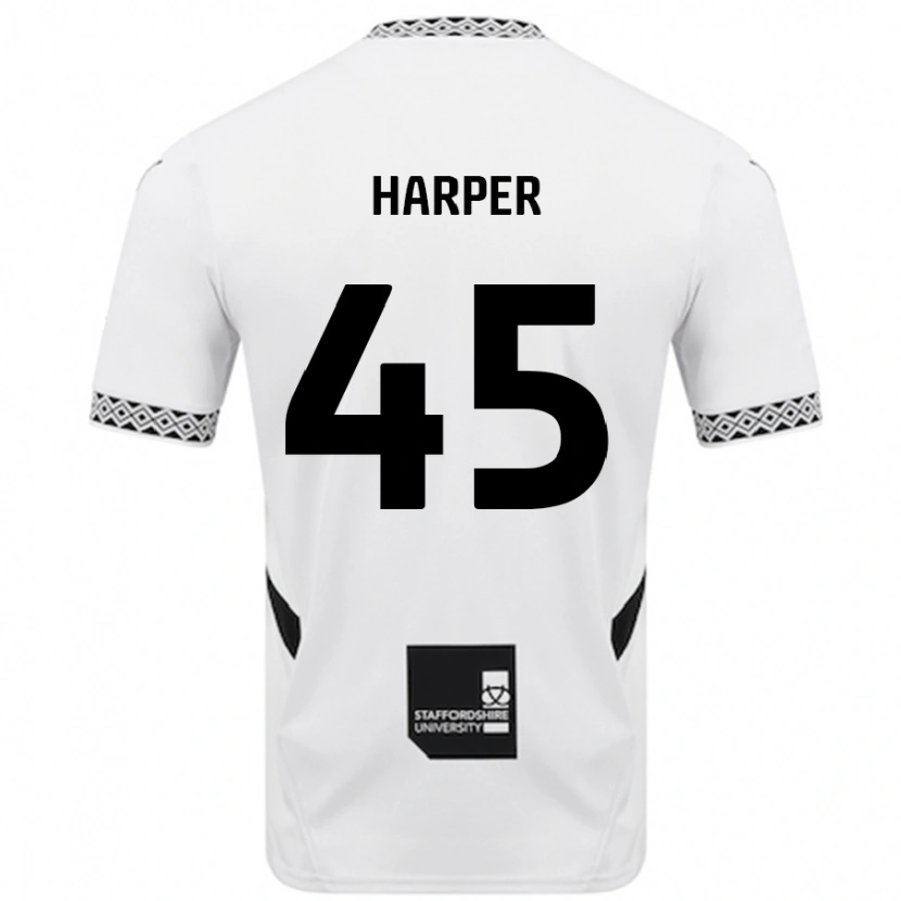 Danxen Herren Rekeem Harper #45 Weiß Heimtrikot Trikot 2024/25 T-Shirt