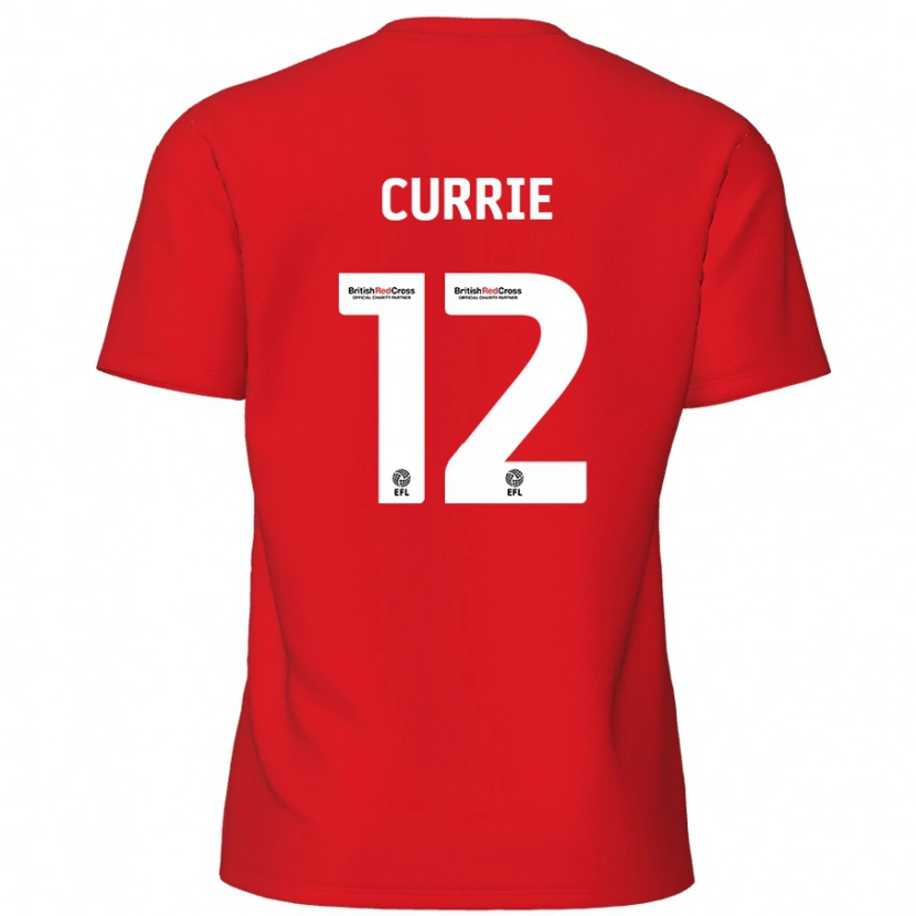 Danxen Herren Jack Currie #12 Rot Heimtrikot Trikot 2024/25 T-Shirt