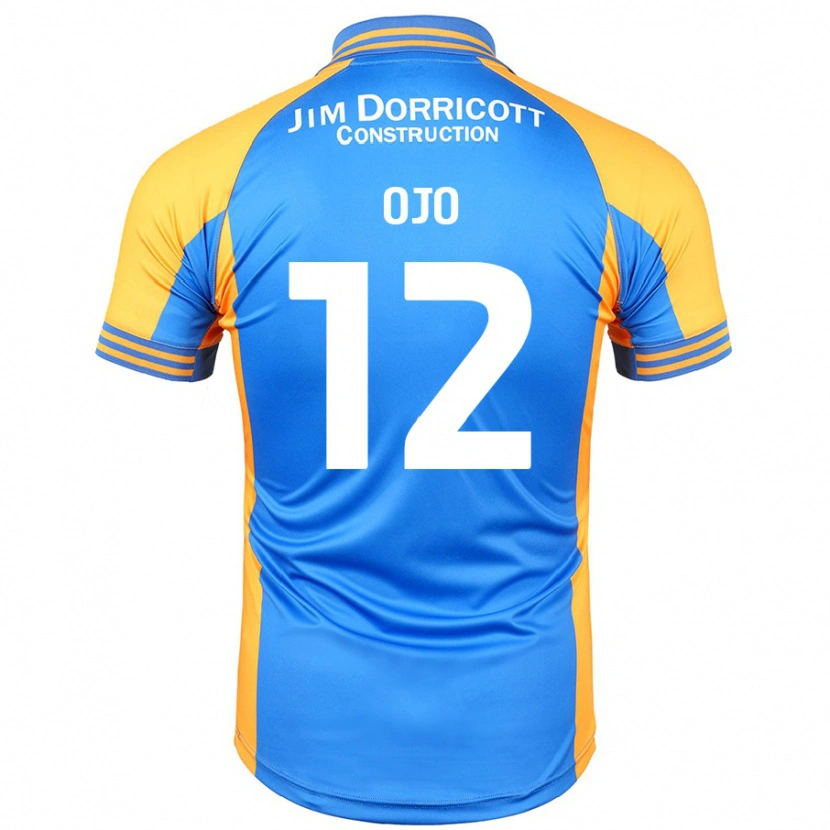 Danxen Herren Funso Ojo #12 Blau Bernstein Heimtrikot Trikot 2024/25 T-Shirt