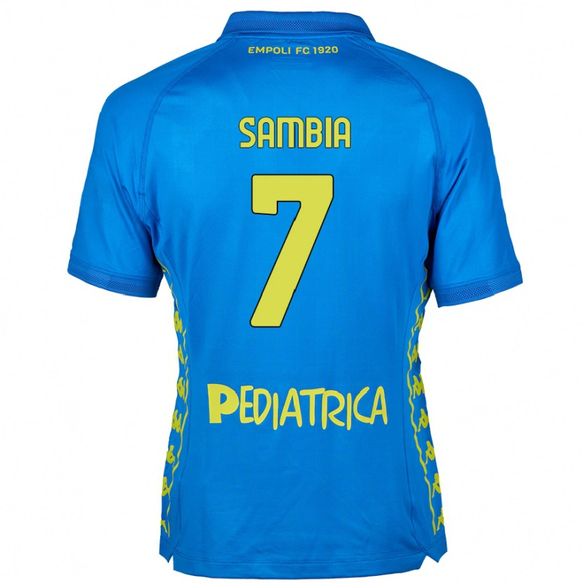 Danxen Herren Junior Sambia #7 Blau Heimtrikot Trikot 2024/25 T-Shirt