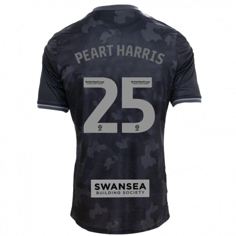 Danxen Herren Myles Peart-Harris #25 Schwarz Auswärtstrikot Trikot 2024/25 T-Shirt