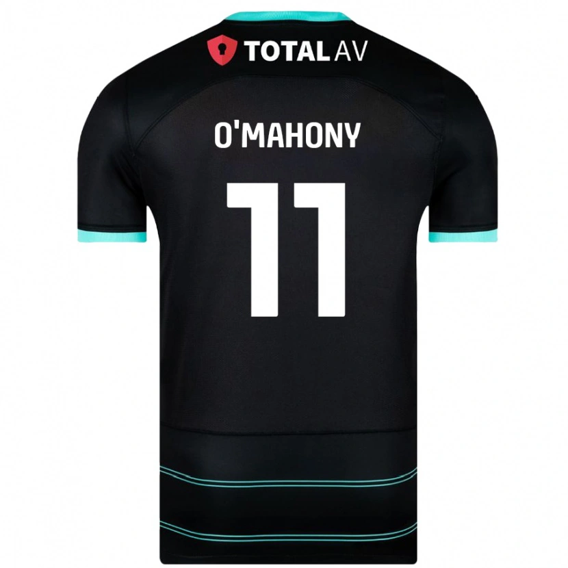 Danxen Damen Mark O'mahony #11 Schwarz Auswärtstrikot Trikot 2024/25 T-Shirt