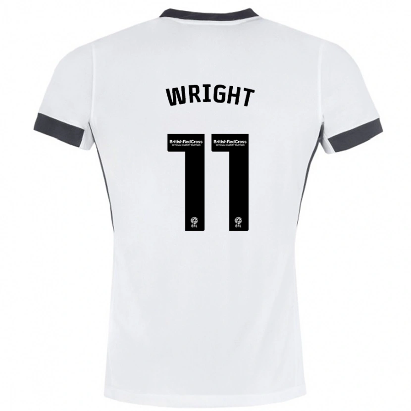 Danxen Damen Scott Wright #11 Weiß Schwarz Auswärtstrikot Trikot 2024/25 T-Shirt
