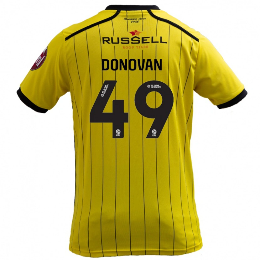 Danxen Damen Romelle Donovan #49 Gelb Heimtrikot Trikot 2024/25 T-Shirt