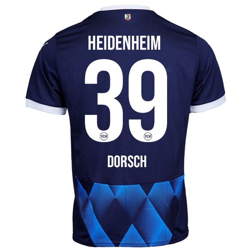 Danxen Damen Niklas Dorsch #39 Rot Blau Heimtrikot Trikot 2024/25 T-Shirt