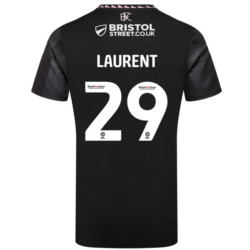 Danxen Damen Josh Laurent #29 Schwarz Auswärtstrikot Trikot 2024/25 T-Shirt