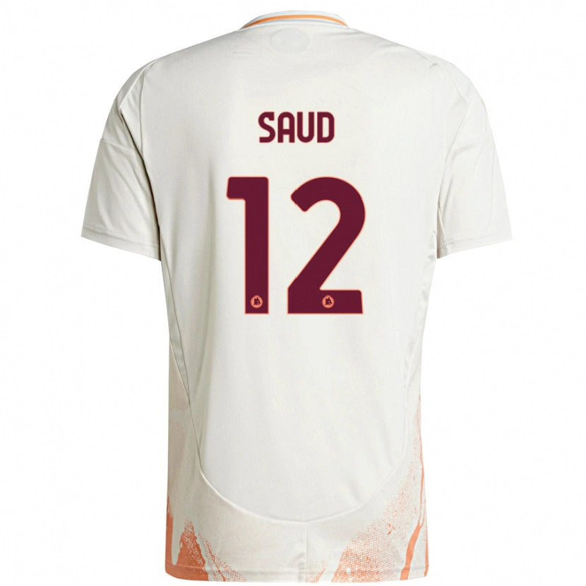 Danxen Damen Saud Abdulhamid #12 Cremeweiß Orange Auswärtstrikot Trikot 2024/25 T-Shirt