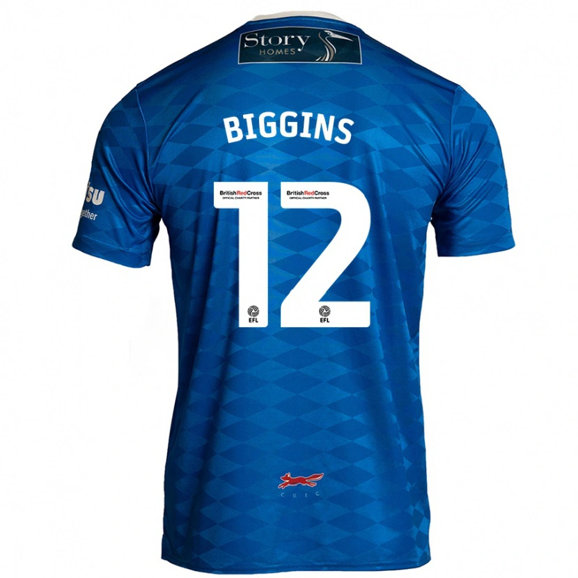 Danxen Damen Harrison Biggins #12 Blau Heimtrikot Trikot 2024/25 T-Shirt