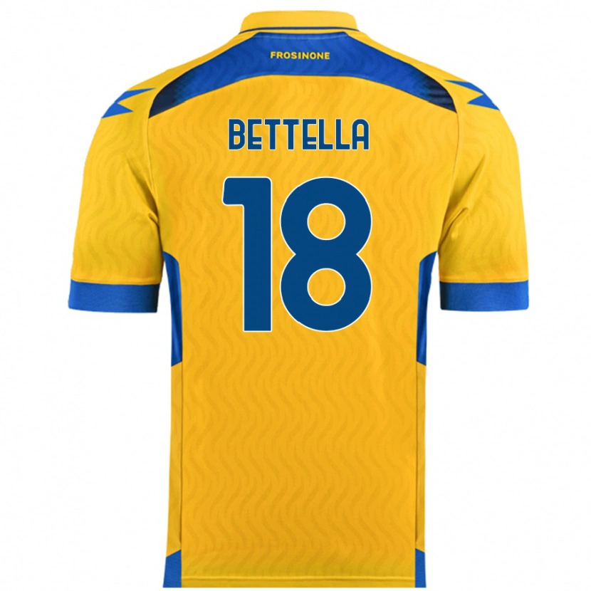 Danxen Damen Davide Bettella #18 Gelb Heimtrikot Trikot 2024/25 T-Shirt