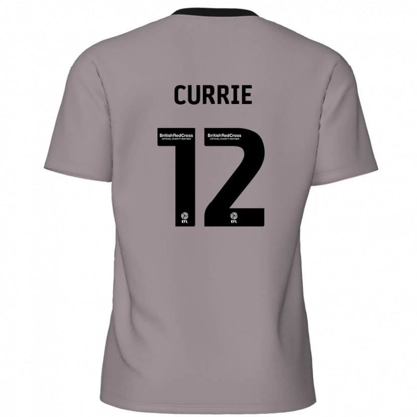 Danxen Damen Jack Currie #12 Grau Auswärtstrikot Trikot 2024/25 T-Shirt