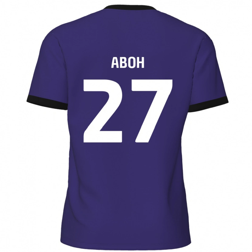 Danxen Damen Ken Aboh #27 Lila Auswärtstrikot Trikot 2024/25 T-Shirt